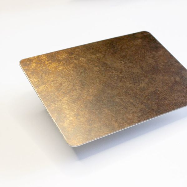 Антиквариат меди 201 цвета вытравил лист нержавеющей стали 0.3mm для изготовления