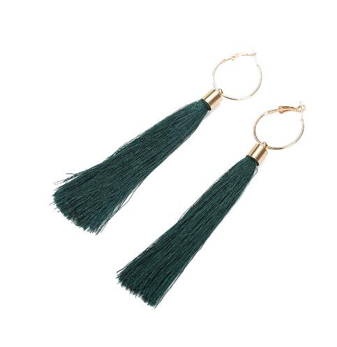 Lady's earrings tassel earrings