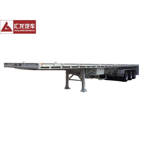 Extendable Heavy Duty Trailer Automatic Steering Good Trafficability Pneumatic Brake