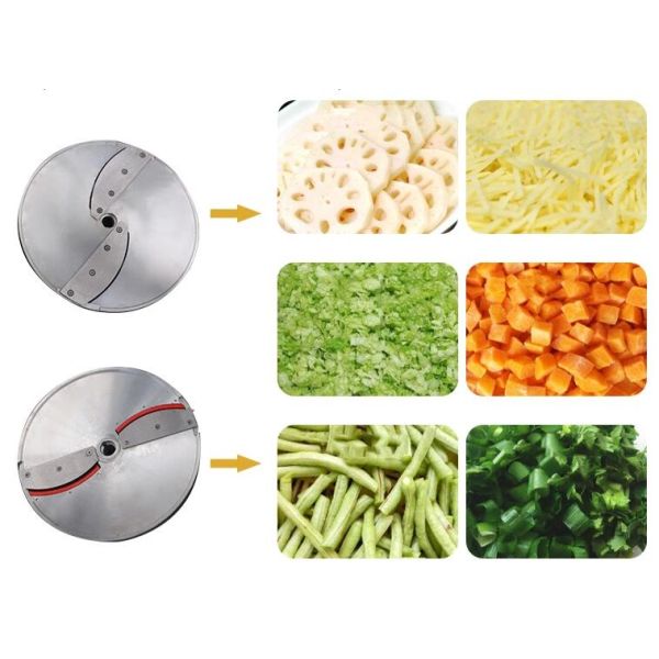 Electric Vegetable Dicer in Vegetable Processing Plant Cut Potatoes Carrots Asparagus and More