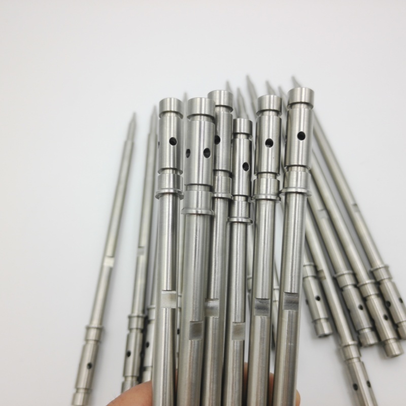 Medical Metal Blowing Deep Hole Long Shaft Side Hole Needle CNC Machining
