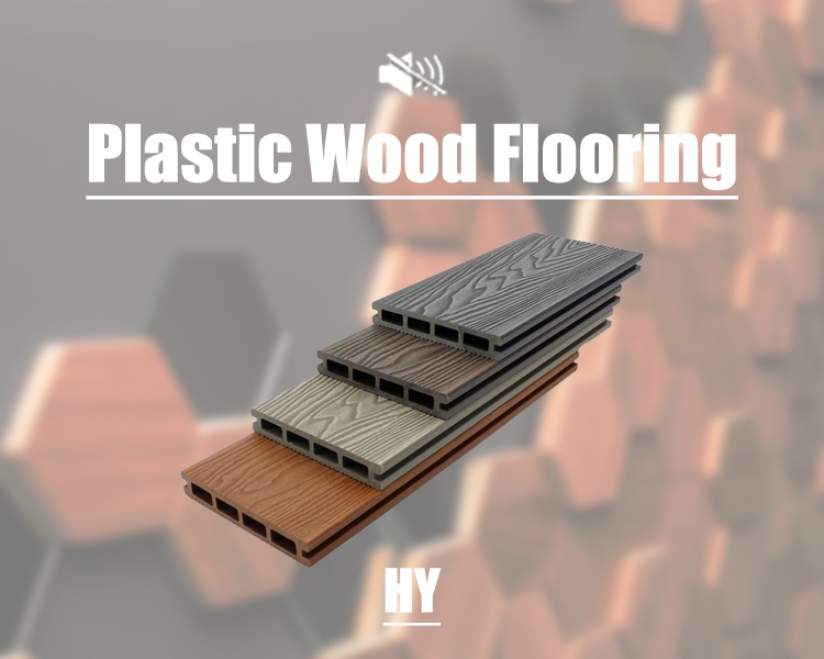 Outdoor WPC Decking Commercial Project Solution Fire Retardant Customized Sizes
