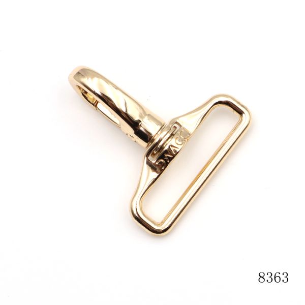 2 Inch Square Ring Swivel Snap Hook Middle East Design Round Head carabiner for Bag Strap