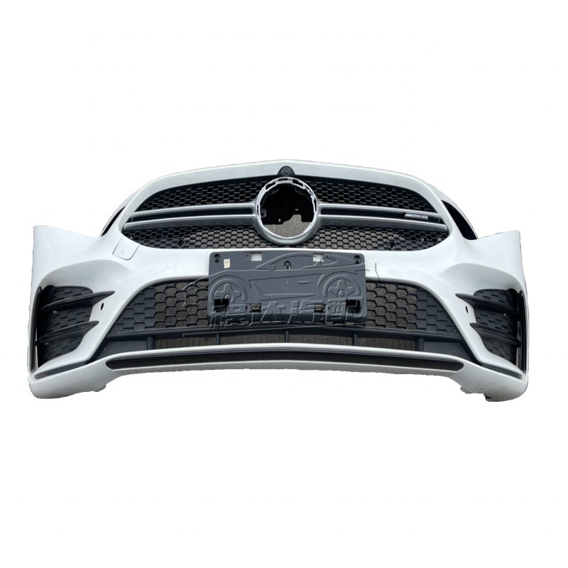 High Quality Classic a Series W177 A200 A250 Front Bumper Assembly AMG Style Grille Bracket Chrome Strip for Used Mercedes-Benz