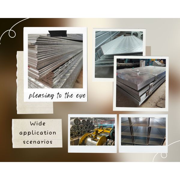 Customizable 40g/m2 Zinc Layer Mid Hard Galvanized Pattern Steel Plate 1.5*1250mm