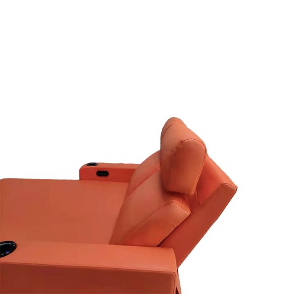 Recliner кожаной комбинации софы домашнего кинотеатра CA117 электрический