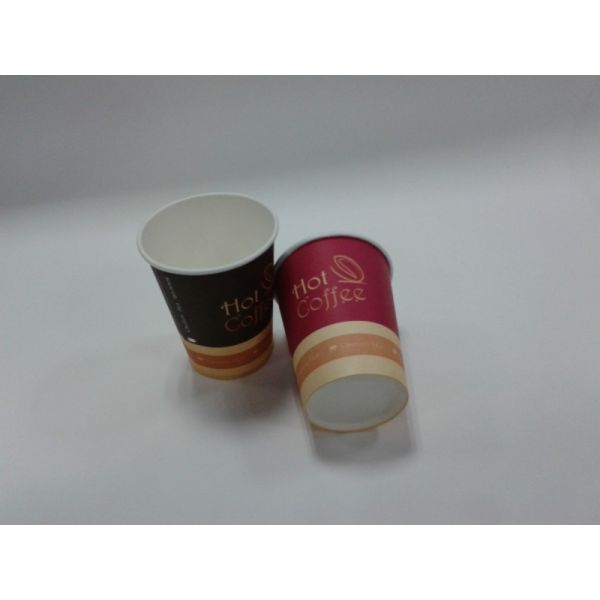 7.5 Ounce Single Wall Paper Drinking Cup , Coffee Take Away Cup