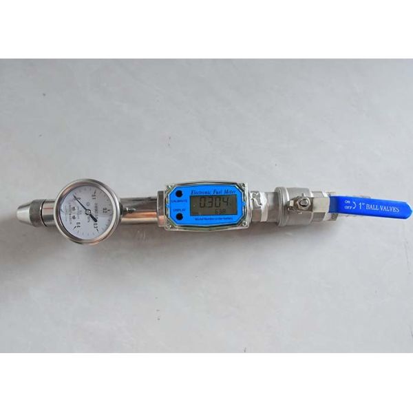 Kit de prueba de boquilla de chorro IPX6   IEC 60529 Probador de resistencia al agua con medidor de flujo digital Ф12.5mm