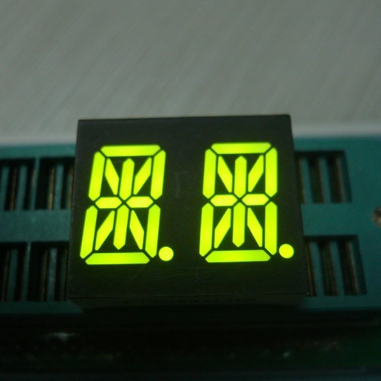 0.54 Inch 2 Digit 7 Segment Alphanumeric LED Display Common Anode Ultra Bright Blue