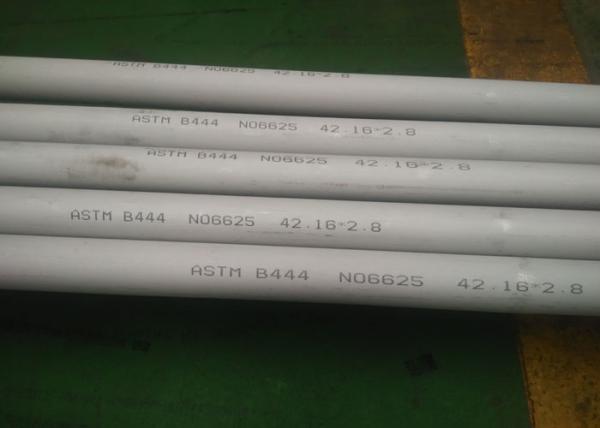 42.16 * 2.8mm Brushed Nickel Tubing , Anti Aqueous Corrosion Inconel 625 Seamless Tube