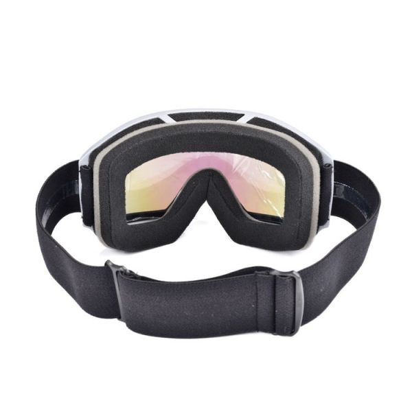 Full rim goggles double layer anti fog lens UV400 protection custom logo strap snow goggles for skiing snowboarding