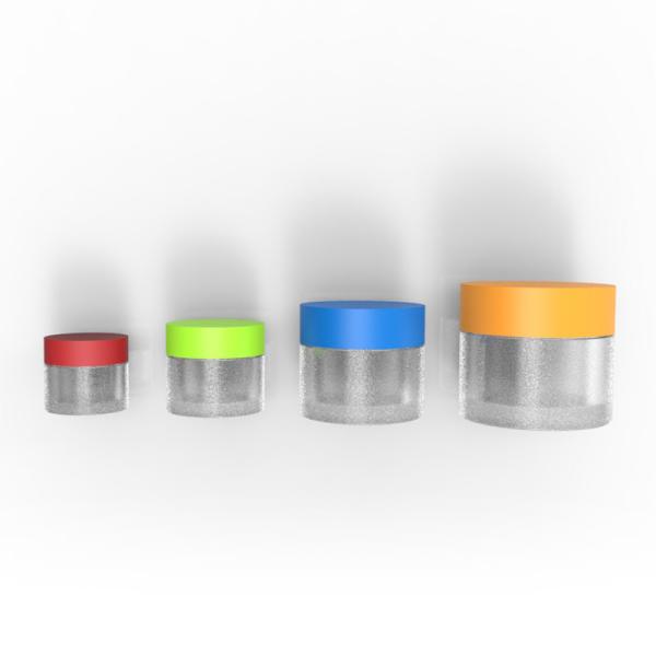 AS Materiais Forma redonda frasco de plástico vazio para esmalte de unhas Gel UV 10g 20g 30g 50g 80g 100g