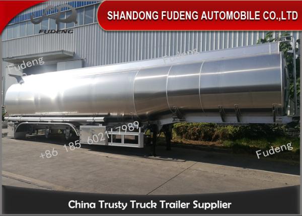Stainless Steel Tanker Trailers With A Capacity Of 45000 Liters For Transport Of Palm Oil