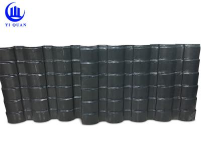 O telhado plástico ondulado do espanhol almofada telhas de ASA Coated Plastic Terracotta Roof