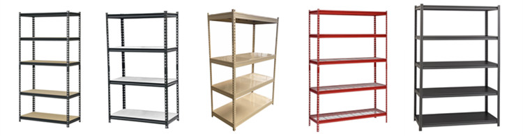 Versatile Living Room Storage Light Duty Metal Boltless Rivet Shelve Angle Steel Rack