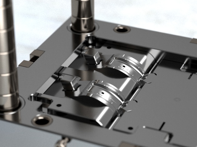 OEM / ODM: Cold Runner Injection Molding & Transparent Smart Watch Base Нижний корпус (1*4) No.23305