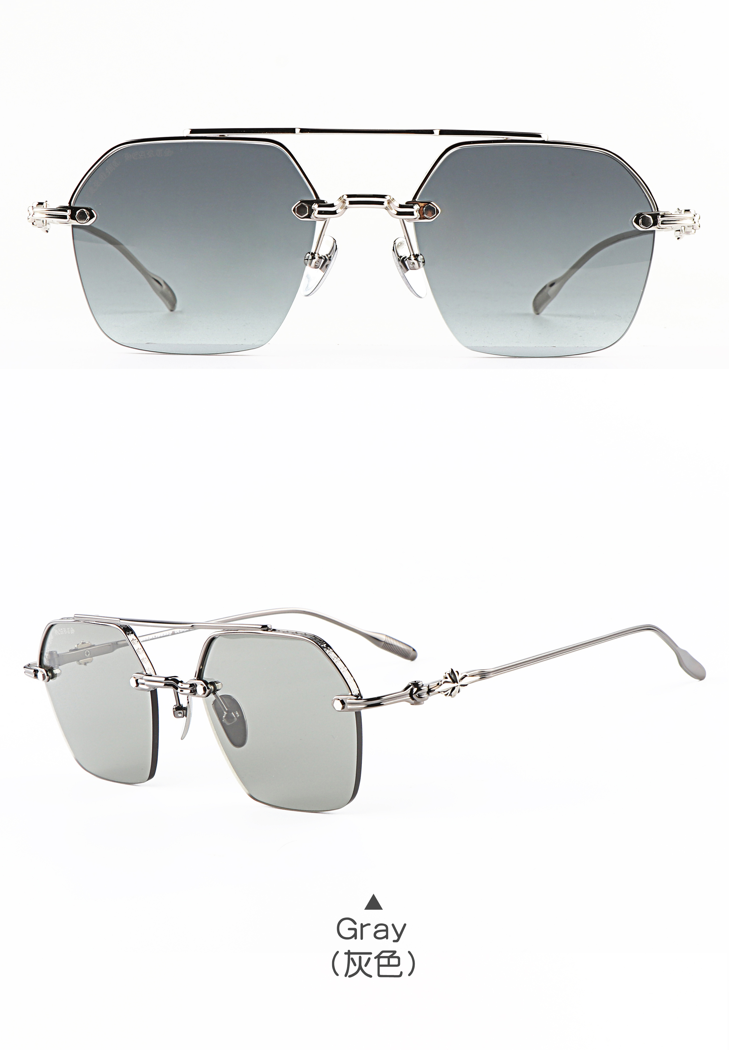 2025 Unisex Titanium Luxury Frames Men Women Pilot Designer Work Party Beach Customizable Shades Sunglasses Wholesale Brand logo