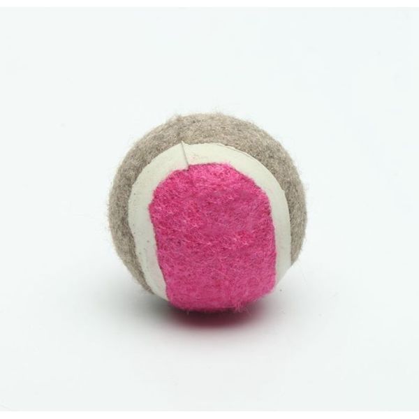 Customized logo printing pet toy tennis ball pet toy rubber