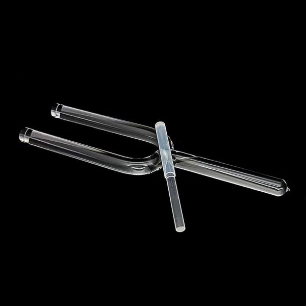 Transparent 432Hz Crystal Tuning Fork with Long Sustain for Sound Therapy and Meditation