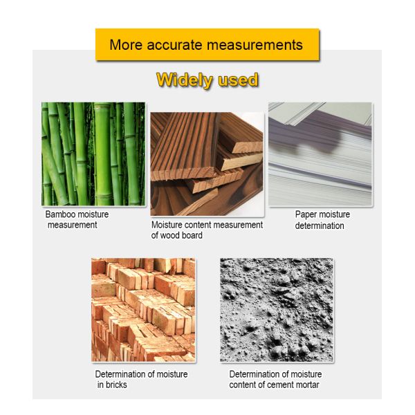 Induction type handheld digital damp moisture meter professional moisture meter best pinless moisture meter