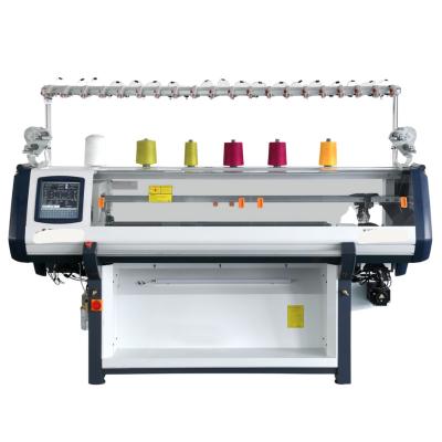 Computerized Sweater Collar Flat Knitting Machine with Double System