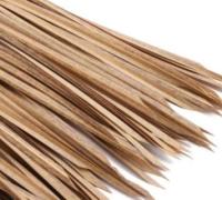 Telhas de telhado de palha tropical sintética à prova de fogo personalizadas para cabanas de hotel HDPE Tiki