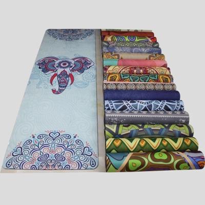 Travel Mat/lightweight wholesale foldable yoga mat for travel/Suede yoga mat