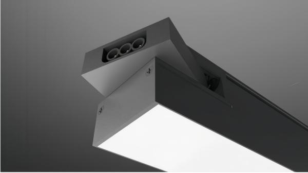 Combinação gratuita de luz LED linear até 1000w com conector para edifício de escritórios shopping mall