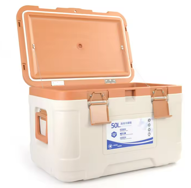Venta al por mayor de fábrica: Caja enfriadora impermeable personalizada de 50L, caja aislante para almuerzo al aire libre