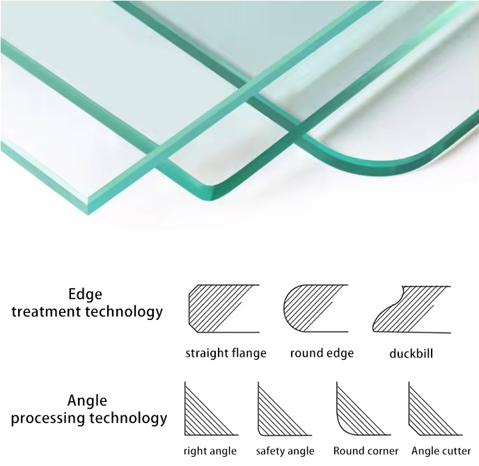 12MM Laminated Glass Railing Curved Swimming Pool Glass Fence