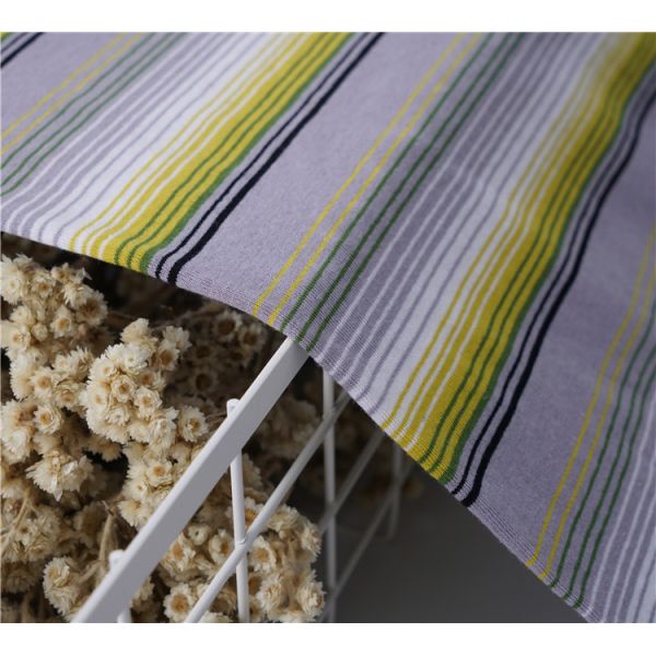 Противоположное изделию из полосатого материала ткань 190Gsm T - рубашка хлопчатобумажная пряжа окрашенная ткань