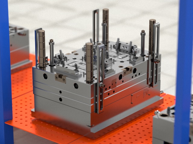 OEM / ODM: Вставка формовки инжекционной формы и трехпрозрачного корпуса телефона (1 * 2) No.23689