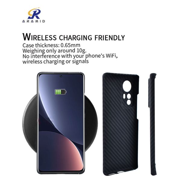 Случая волокна углерода Xiaomi 10 крышка телефона предохранения от военного материального Aramid полная