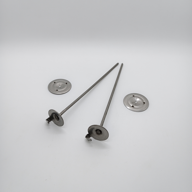 Manufacturer Of 12GA Cup Head Weld Pin W/Paper Washer Cup Head Insulation Pin Insulated Mini Cup Head Weld Pin