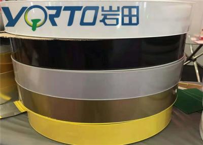 Advertisement Aluminum Channel Letters Colorful Brushed Surface Weather Resistance