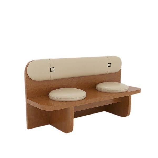 High Quality Wooden Restaurant Booth Seating with Solid Wood Tables  Modern Cafe Dining Furniture for Business Use