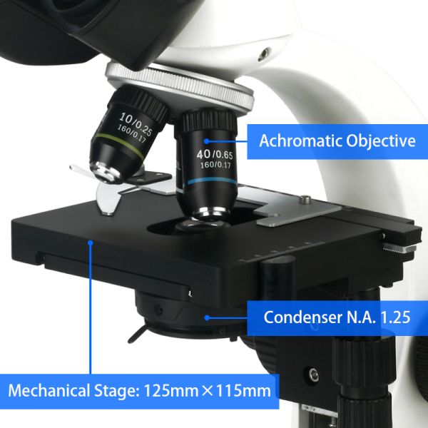 Binocular Optical School Student Microscope Monocular Trinocular Educational Gift A11.2601-B