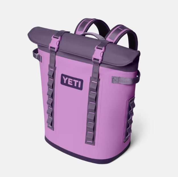 Hopper M20 Backpack cooler soft design holds 36 cans 22 pounds of ice and includes wine bottle compatibility for outdoor