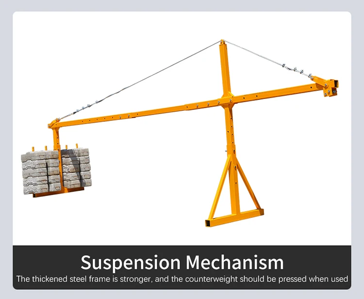 Max Working Height 100m ZLP800 Electric Suspended Cradle Platform for High Building Construction