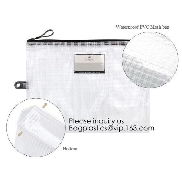 Office Stationery Plastic Pp File Bag A4 Document Pouch B6 Zipper Wholesale File Folder Bag School Stationery Supplies,