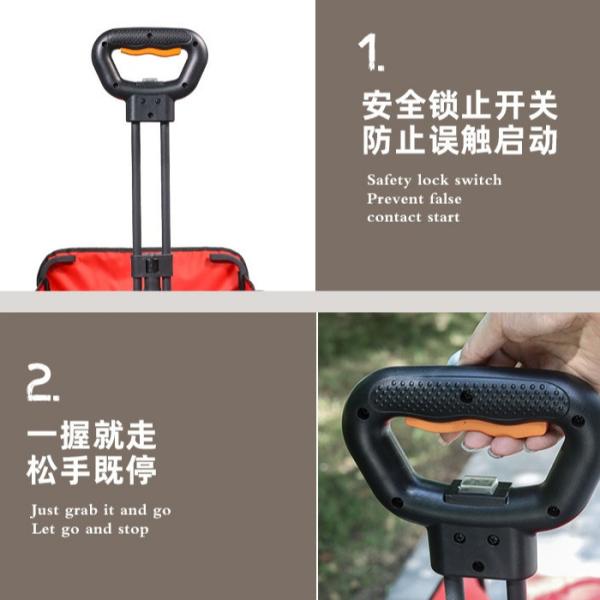 Remote Control Electric Folding Wagon Outdoor Push Pull Cart 230L
