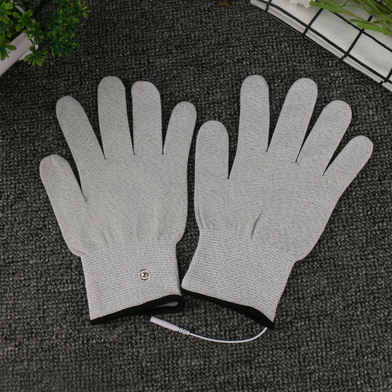 Silver Fiber Thread Gloves EMF Conductive Grounding Gloves Containing Silver Fiber Nylon