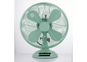 Plastic Decorative Vintage Look Table Fan 12 Inch Oscillating Classic For Home