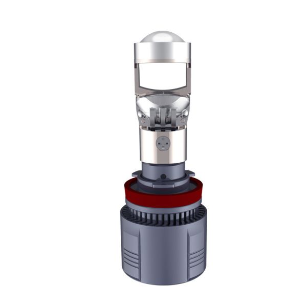 A80 Fish Eye LED Mini Projector Lens H4 H7 H9 H11 Dual Beam 3200LM Waterproof