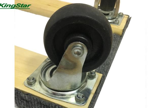 Hard Wood Heavy Duty Furniture Dolly , Furniture Appliance Dolly 800lb OEM