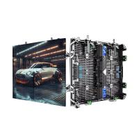 5600 cd/m2 Affichage LED transparent et flexible P3.91-p7.82 Muro vidéo LED extérieur transparent