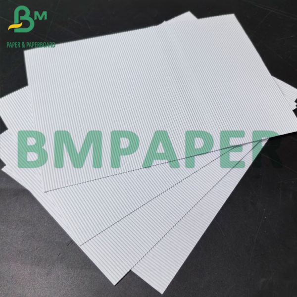 1.5mm 2.5mm 3 layers White Corrugated Cardboard Packaging Bleached Board Sheets (6) 1.5 мм 2,5 мм 3 слоя Белая гофрированная картонная упаковка Отбеленные листы картона
