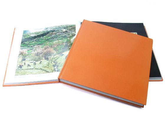 Aménagez l'impression en parc imprimée par coutume de livre de livres à couverture dure avec la stratification brillante pour des annonces