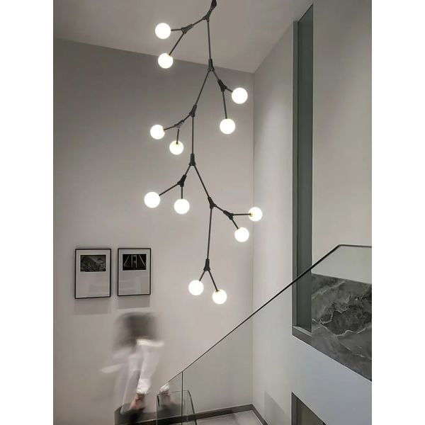 Staircase Hanging Lamps Attic Staircase Lighting Glass Pendant Light (WH-NC-150)