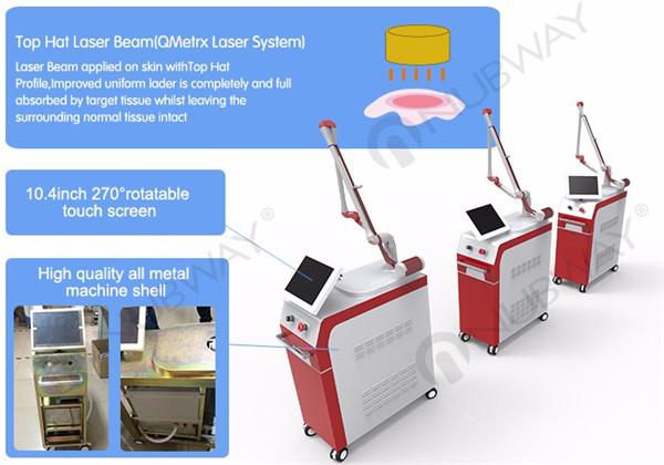 Double lamp & double crystal laser generator Q Switch Nd Yag Laser 1064nm 532nm Tattoo Removal Machine